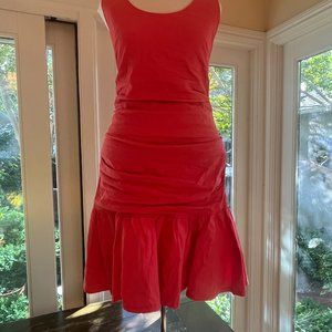 Nicole Miller Linen Spandex Dress